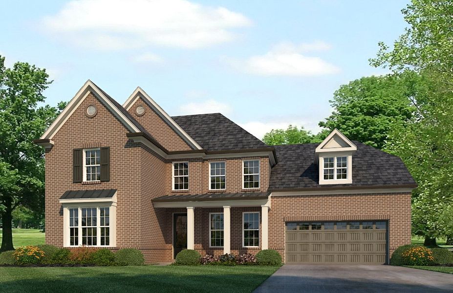 Front exterior of a home in the Twin Oaks community, located in Oakland, TN (Image 10). Front exterior of a home in the Twin Oaks community, located in Oakland, TN (Image 10).