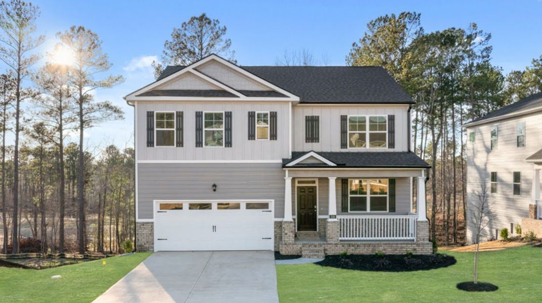 Front exterior of a home in the Southwind Village community, located in Evans, GA (Image 2). Front exterior of a home in the Southwind Village community, located in Evans, GA (Image 2).