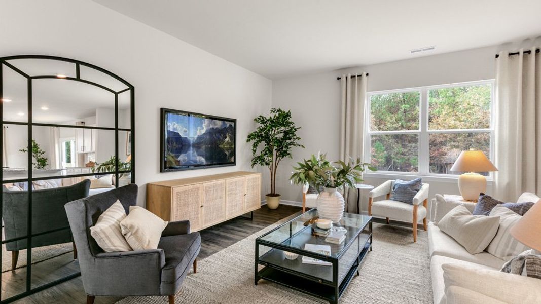 Furnished interior in a model home at Mason Ridge in Spring Lake (Image 4).
