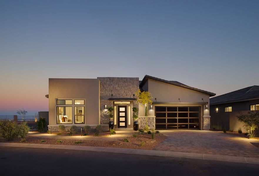 Front exterior of a home in the Overlook at Verrado Regent Hills community, located in Buckeye, AZ (Image 3). Front exterior of a home in the Overlook at Verrado Regent Hills community, located in Buckeye, AZ (Image 3).