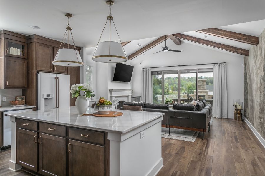 Furnished interior in a model home at Heritage Walk in Chattanooga (Image 25).