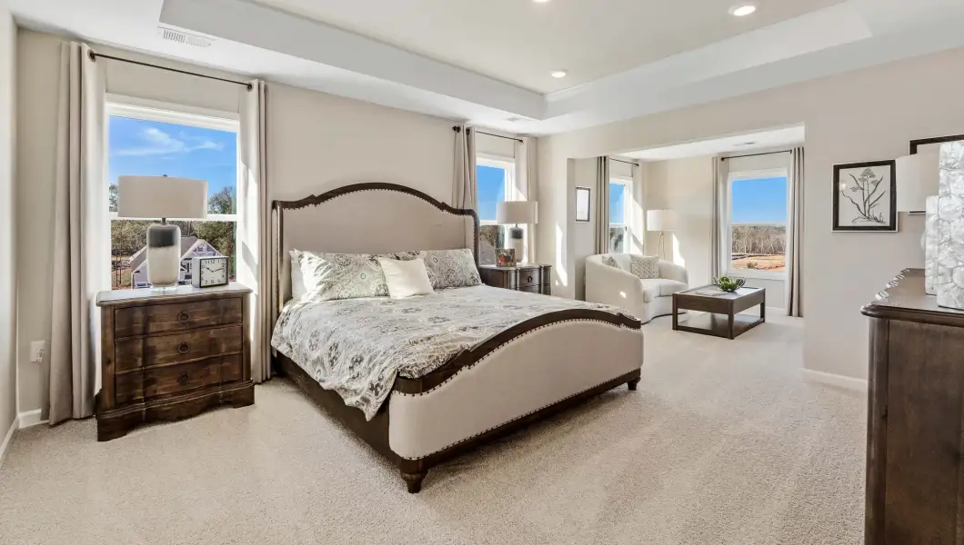 Furnished interior in a model home at North Highway 101 in Greer (Image 24).