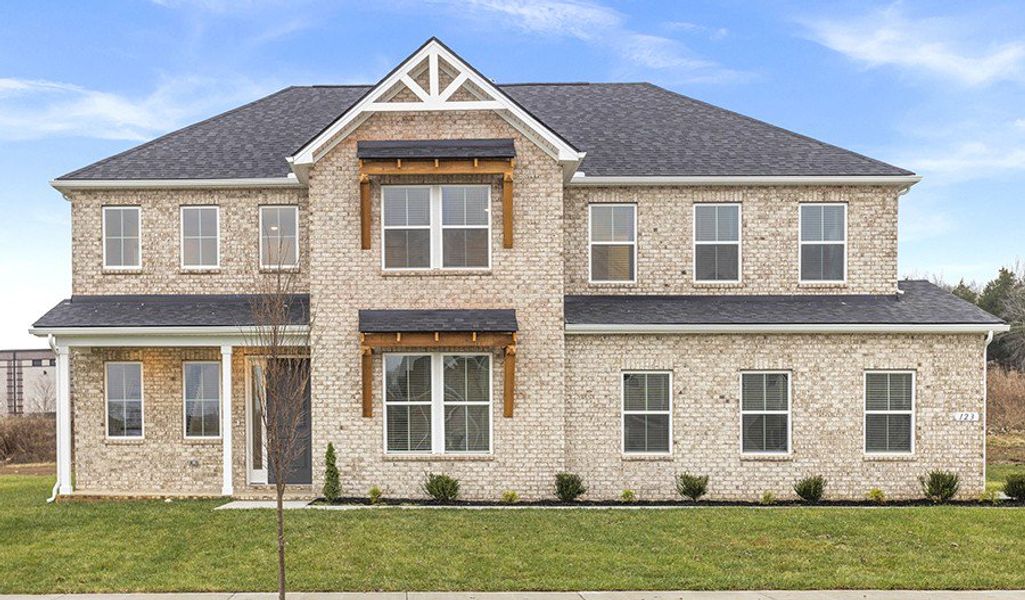 Front exterior of a home in the Lynwood Station community, located in Mount Juliet, TN (Image 1). Front exterior of a home in the Lynwood Station community, located in Mount Juliet, TN (Image 1).
