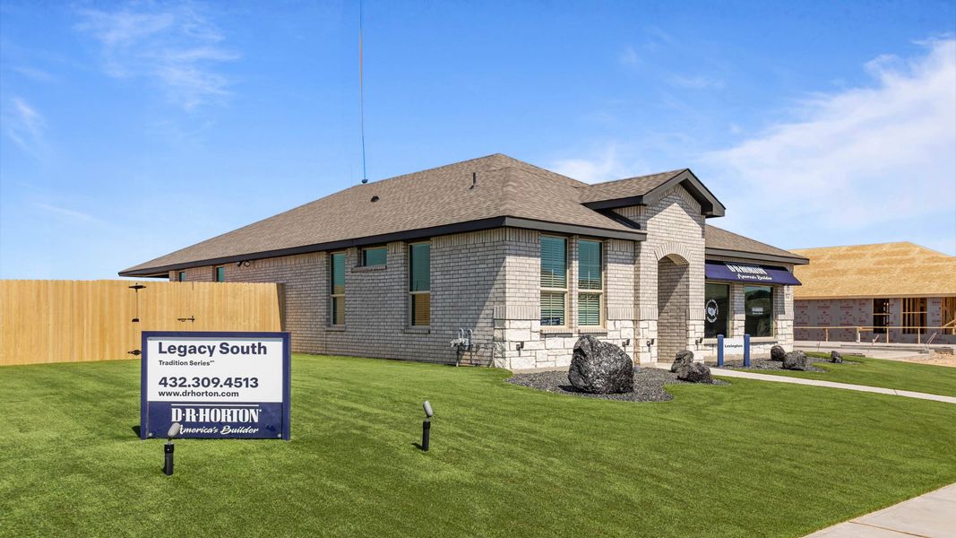Front exterior of a home in the Legacy South community, located in Midland, TX (Image 15).