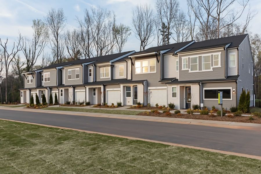 Front exterior of a home in the Fifteen 15 Cannon community, located in Charlotte, NC (Image 1). Front exterior of a home in the Fifteen 15 Cannon community, located in Charlotte, NC (Image 1).