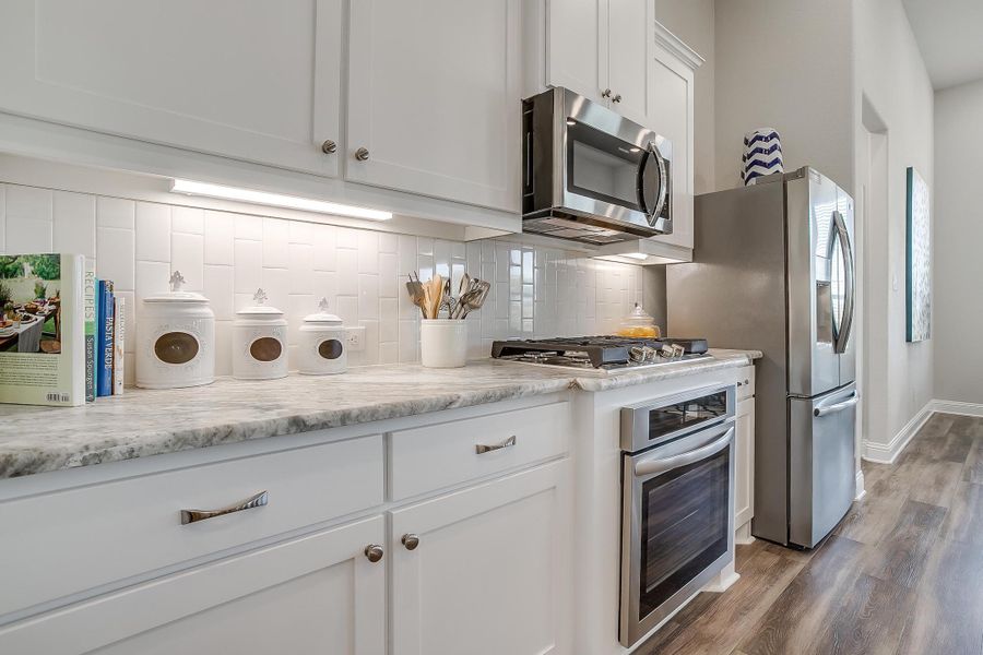 Furnished interior in a model home at Creekview Farms in Greenville (Image 22).