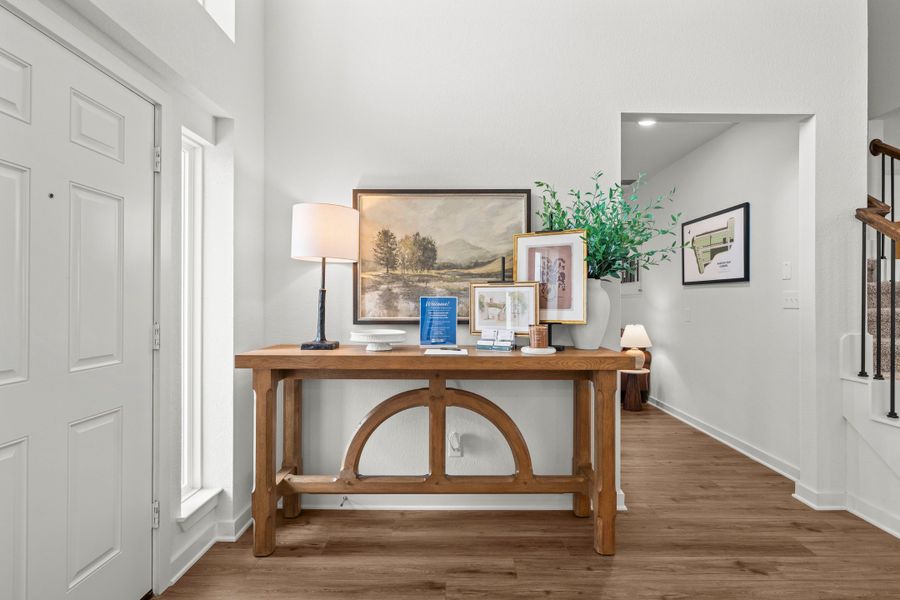Furnished interior in a model home at Rancho San Gabriel in Georgetown (Image 25). Furnished interior in a model home at Rancho San Gabriel in Georgetown (Image 25).