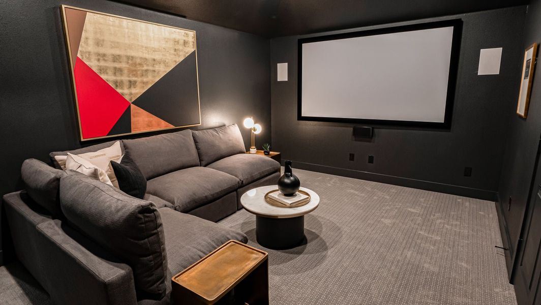 Furnished interior in a model home at Trails at Cottonwood Creek in Rowlett (Image 11). Furnished interior in a model home at Trails at Cottonwood Creek in Rowlett (Image 11).