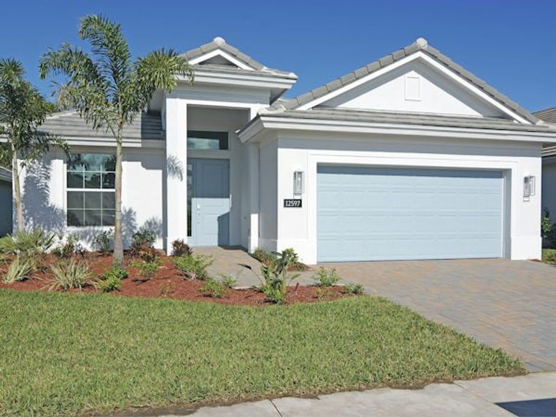 Front exterior of a home in the Lake Park at Tradition community, located in Port St. Lucie, FL (Image 48).