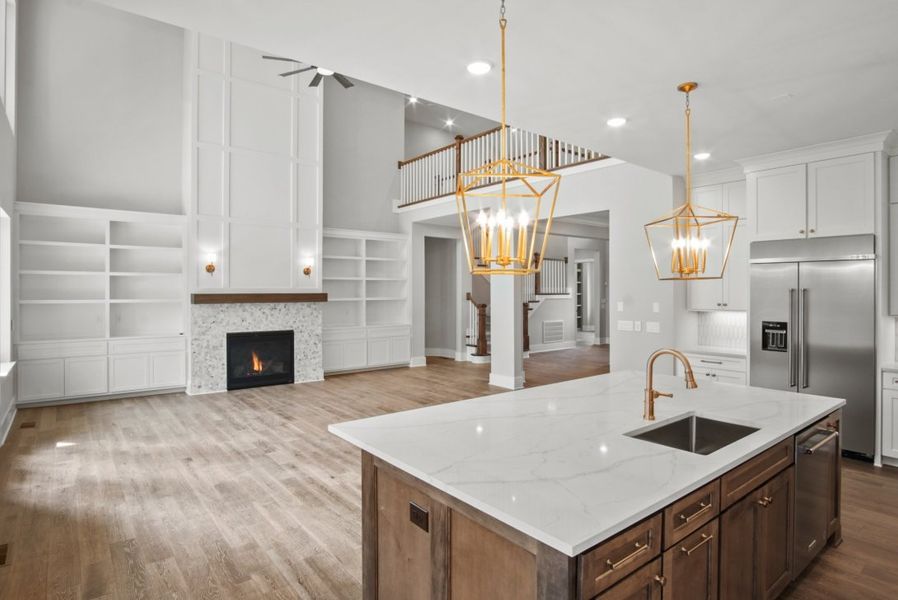 Furnished interior in a model home at Primm Farm in Brentwood (Image 14). Furnished interior in a model home at Primm Farm in Brentwood (Image 14).