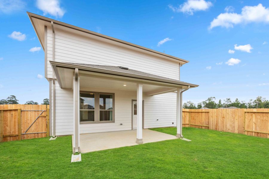 Meadow Park Model Home - Covered Patio