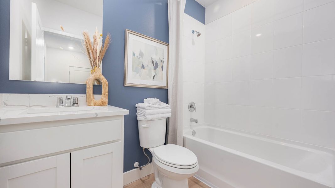 Furnished interior in a model home at Tortuga Cay in Satellite Beach (Image 20). Furnished interior in a model home at Tortuga Cay in Satellite Beach (Image 20).