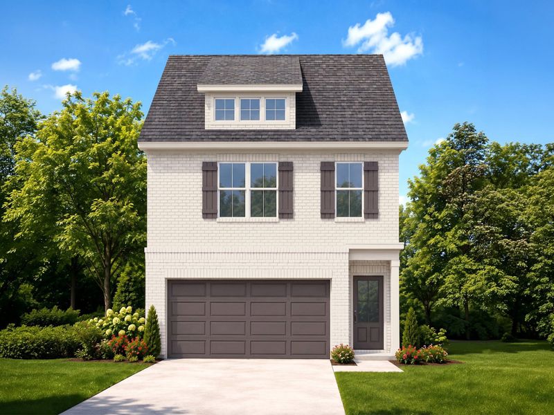 Front exterior of a home in the Thurgood Estates community, located in Snellville, GA (Image 11).
