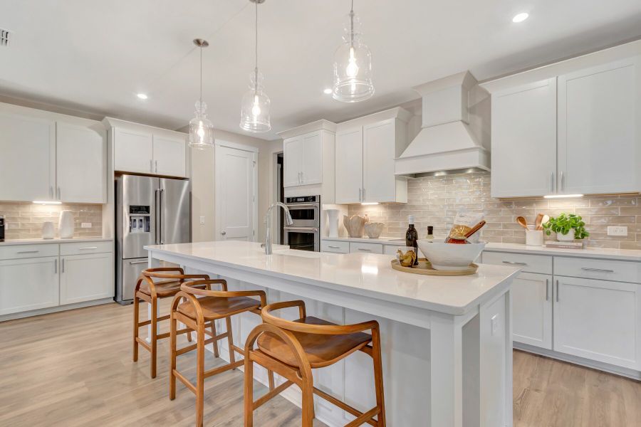 Furnished interior in a model home at Stonewood Estates in Durham (Image 3).