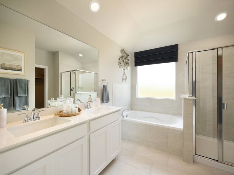 Furnished interior in a model home at Stetson Ridge in Marion (Image 9).