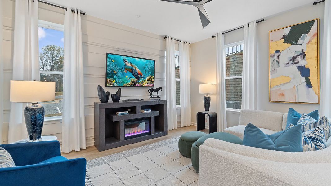 Furnished interior in a model home at Auburn Ridge in Riverdale (Image 7).