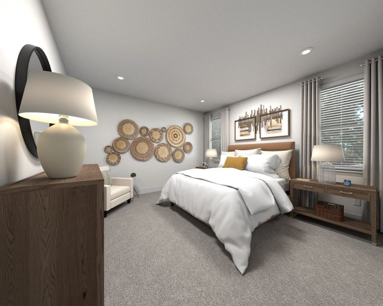 Furnished interior in a model home at Benders Cove - Premier Series in Mount Juliet (Image 7).