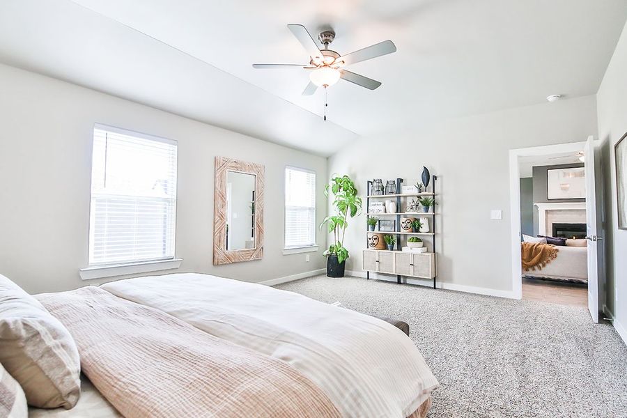Furnished interior in a model home at Viridian in Lubbock (Image 12).