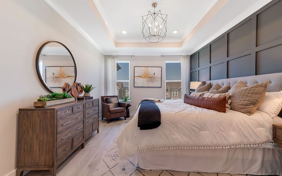 Furnished interior in a model home at McCain's Station in Gallatin (Image 25). Furnished interior in a model home at McCain's Station in Gallatin (Image 25).