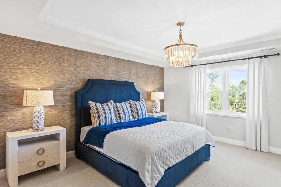 Furnished interior in a model home at Anchors Bend Townes in Wilmington (Image 32).