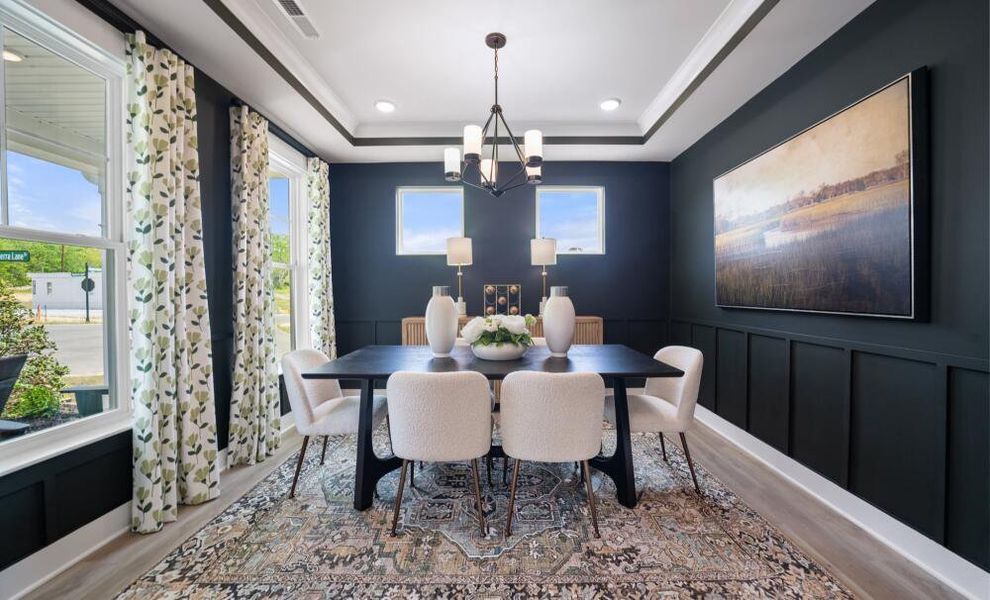 Furnished interior in a model home at Monterra in Kernersville (Image 4).