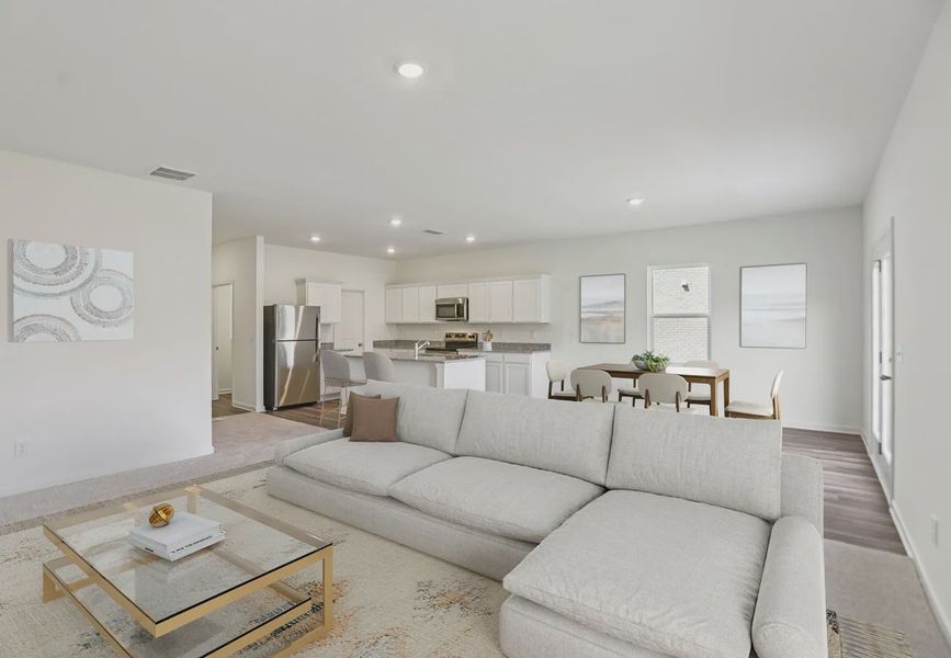 Furnished interior in a model home at Casteel in Bethlehem (Image 8).