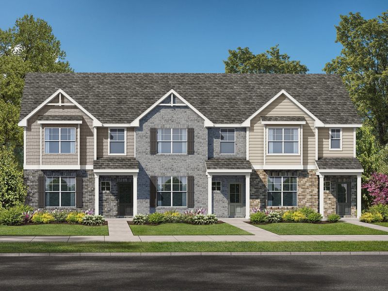 Front exterior of a home in the Carrington Walk community, located in Powder Springs, GA (Image 3).