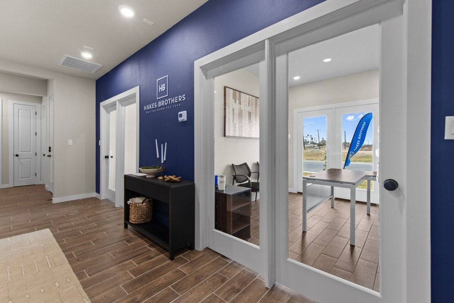 Furnished interior in a model home at Las Cruces in Alamo (Image 8).