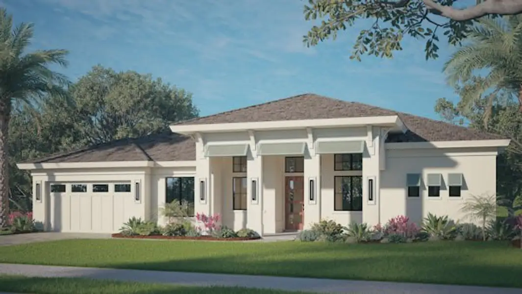Front exterior of a home in the Central Beach community, located in Vero Beach, FL (Image 3).