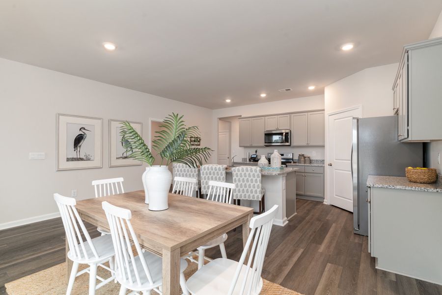 Furnished interior in a model home at Kingston Bay in Conway (Image 6).