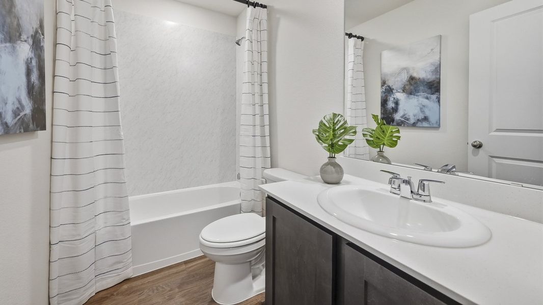 Furnished interior in a model home at Arbor Trails South in Princeton (Image 21).