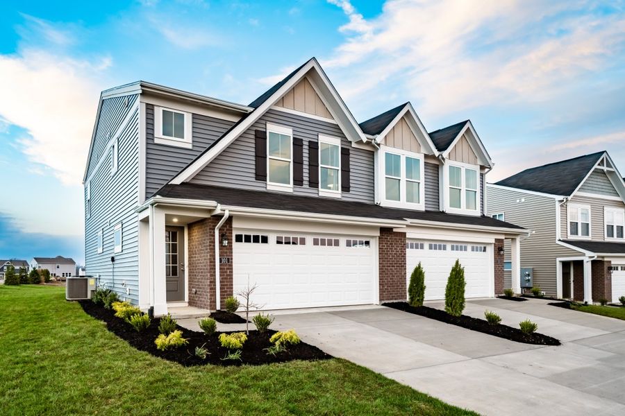Front exterior of a home in the Villas at Gold Creek community, located in Dawsonville, GA (Image 15).
