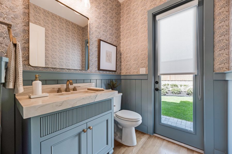 Furnished interior in a model home at Park Place - 80' Lots in Prosper (Image 31).