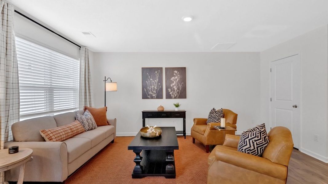 Furnished interior in a model home at Warren's Way Townhomes in Jonesborough (Image 6).