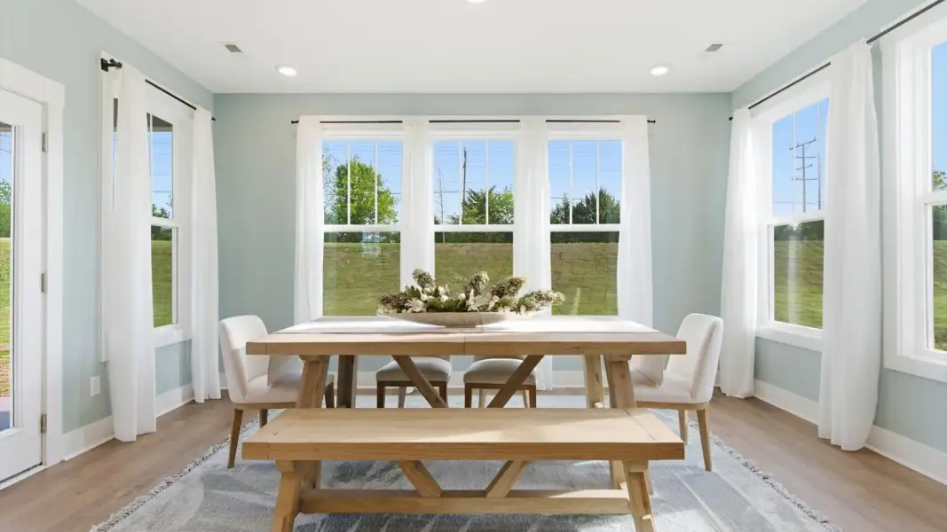 Furnished interior in a model home at Woodland Summit in Simpsonville (Image 22).