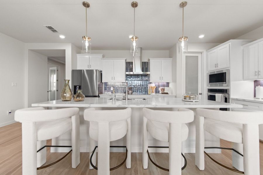 Furnished interior in a model home at Northwood Trails in Mcallen (Image 6).