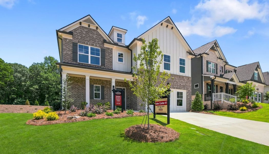 Front exterior of a home in the Fowler Farms community, located in Auburn, GA (Image 23).