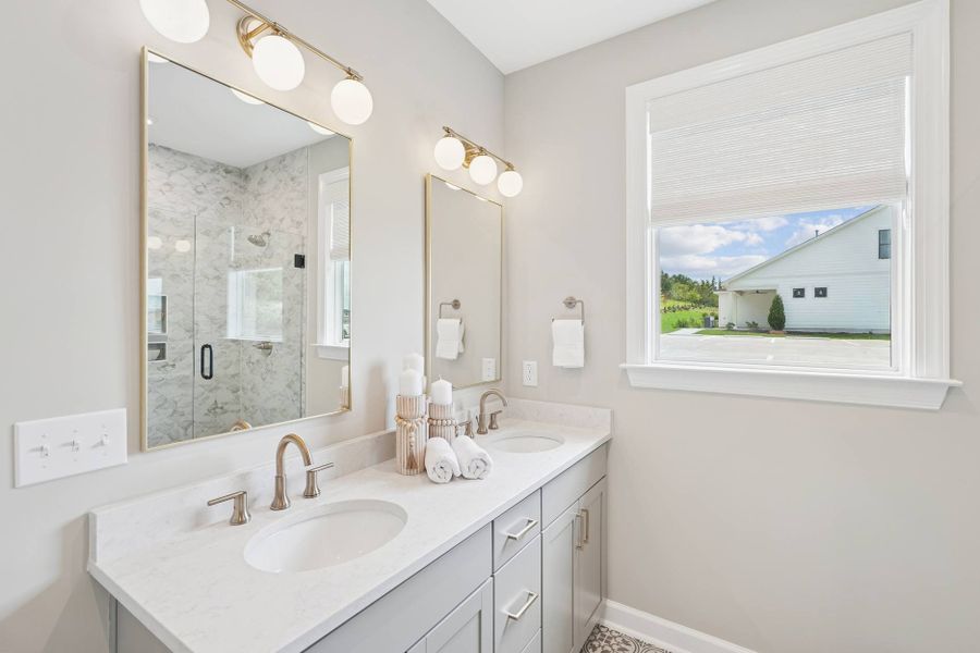 Furnished interior in a model home at The Grove Collection at Serenity in Fuquay Varina (Image 14). Furnished interior in a model home at The Grove Collection at Serenity in Fuquay Varina (Image 14).