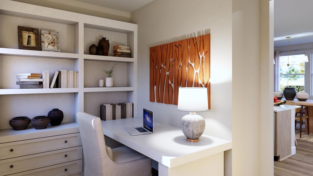 Office | Zoe at Lariat in Liberty Hill, TX by Landsea Homes