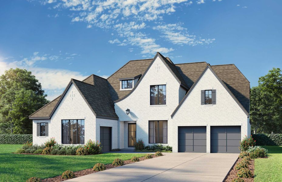 Front exterior of a home in the Ridgeline community, located in McKinney, TX (Image 1).