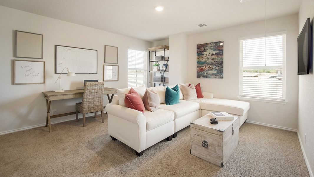 Furnished interior in a model home at Applewood in San Antonio (Image 52). Furnished interior in a model home at Applewood in San Antonio (Image 52).