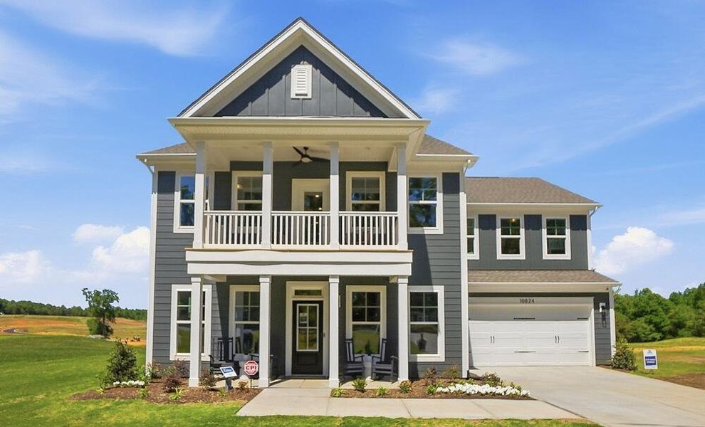 Front exterior of a home in the Alexander Landing community, located in Mint Hill, NC (Image 2). Front exterior of a home in the Alexander Landing community, located in Mint Hill, NC (Image 2).
