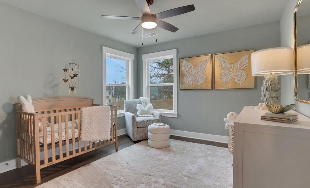 Furnished interior in a model home at Villas at Dawsonville Townhomes in Dawsonville (Image 17).