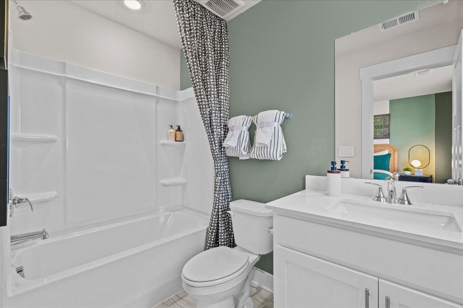 Furnished interior in a model home at Ashby Woods in Boiling Springs (Image 17).