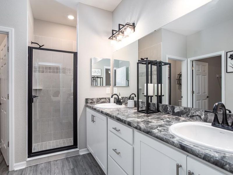 And, every suite is complete with a spacious en-suite bath - Summerlyn II home plan And, every suite is complete with a spacious en-suite bath - Summerlyn II home plan