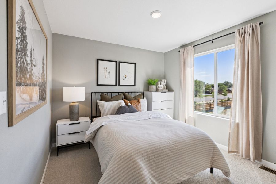 Furnished interior in a model home at Cherry Meadows in Brighton (Image 35). Furnished interior in a model home at Cherry Meadows in Brighton (Image 35).