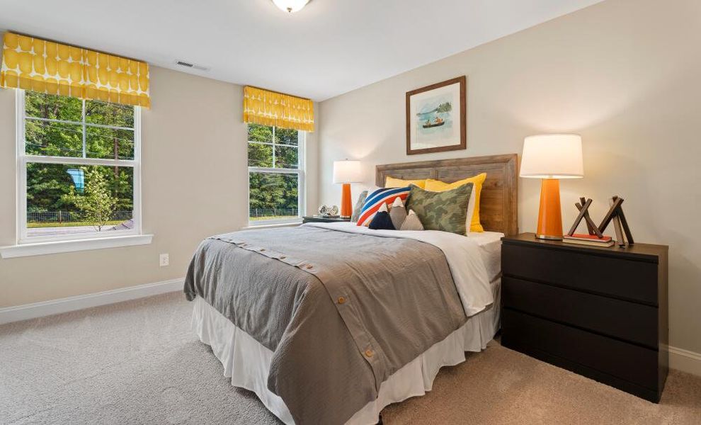 Furnished interior in a model home at The Grove at Bratton Park in York (Image 15). Furnished interior in a model home at The Grove at Bratton Park in York (Image 15).