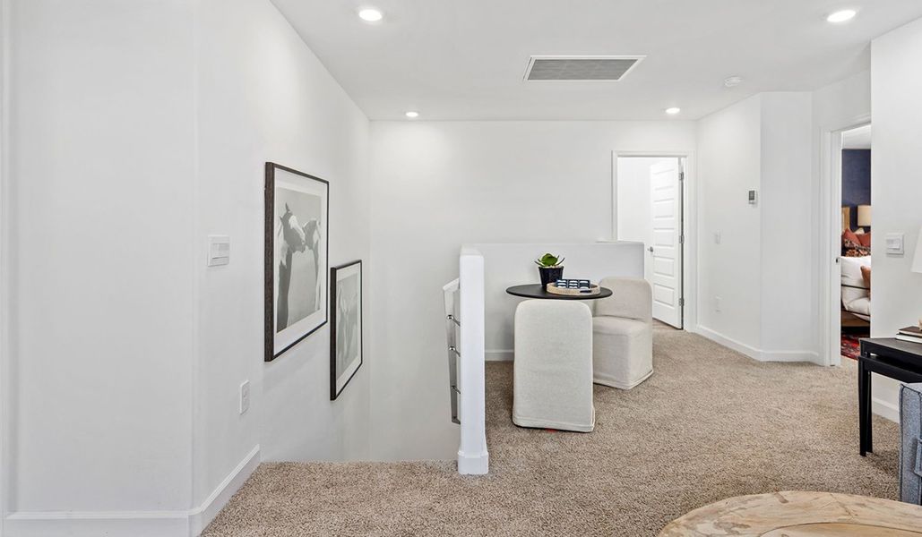 Furnished interior in a model home at Redford Estates in Tucson (Image 18).