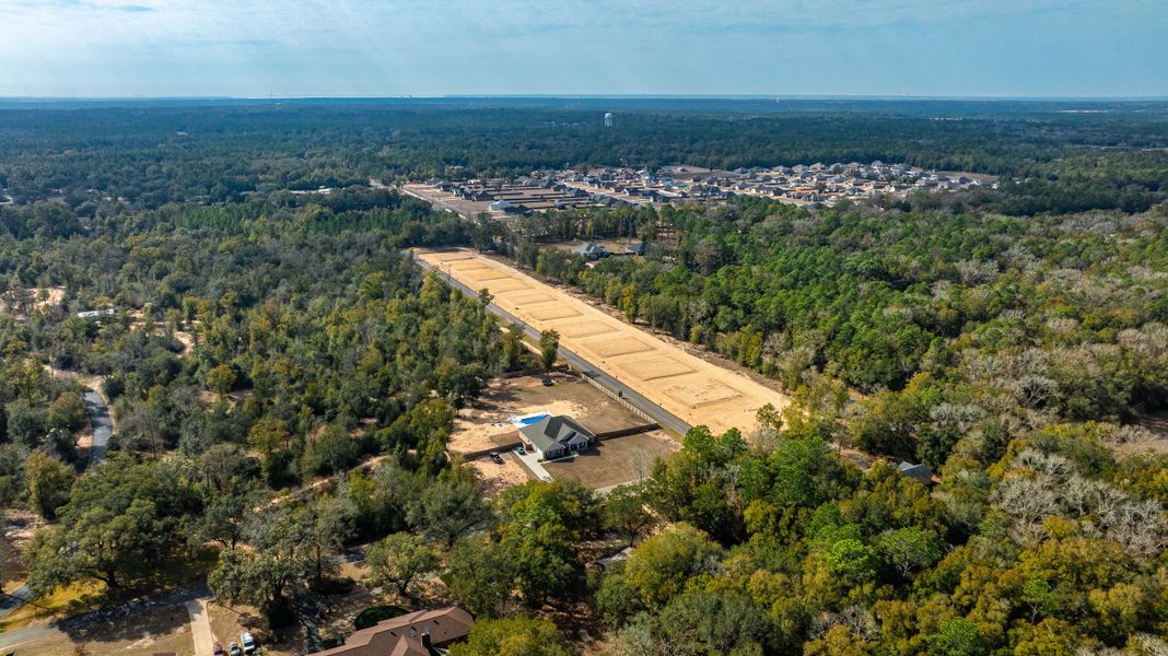 Site preparation and early development at Prosperity Point in Milton, FL (Image 6). Site preparation and early development at Prosperity Point in Milton, FL (Image 6).