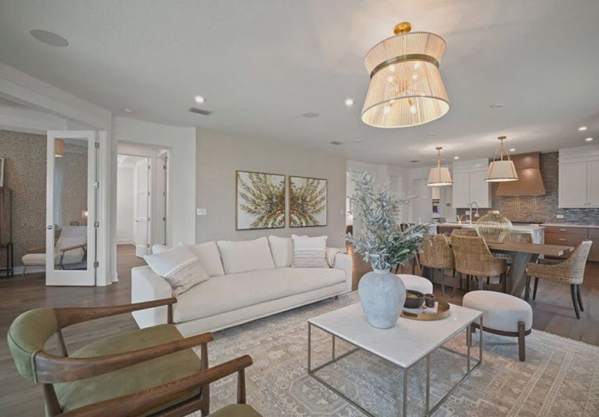 Furnished interior in a model home at Coasterra in Palmetto (Image 28).